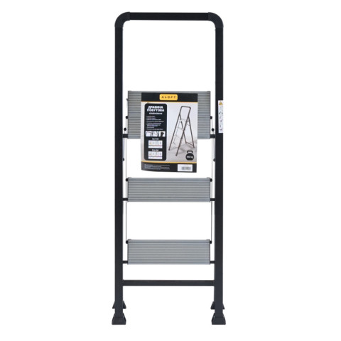 Драбина Aloft комбінована 3 сходинки чорна (SLA-03)