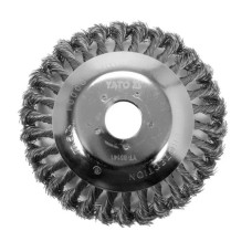 Дротова щітка для кіс та тримерів YATO YT-85141