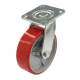 Колесо SA 150 поворотнє чавун/поліуретан 150 мм