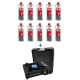 Газова плита з п'єзопідпалом Portable Gas Stove BK-167-A + 10 балонів газу