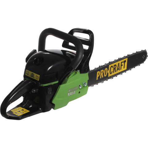 Бензопила Procraft K450 (2 шини, 2 ланцюги)
