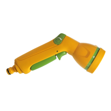 Пістолет-розпилювач 8-позиційний пластиковий з фіксатором потоку, плавне регулювання VERANO | 72-011