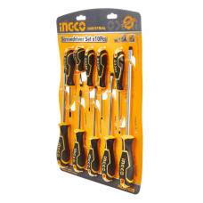Набір викруток 10 шт INGCO INDUSTRIAL HKSD1028