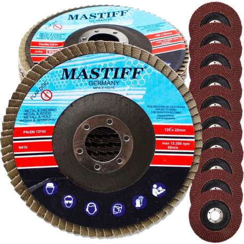 Круг пелюстковий MASTIFF P40 125x22.23mm