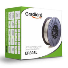 Дріт зварювальний для нержавійки (0.8 мм, 1 кг) Gradient ER308L для напівавтомата