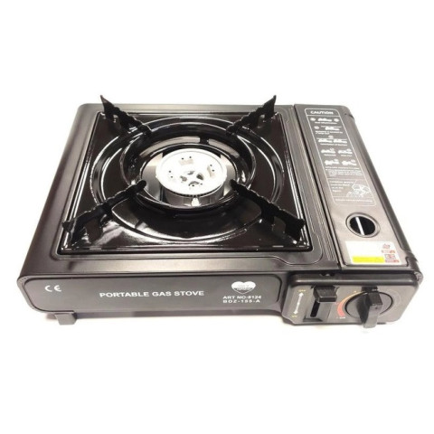 Газова плита з п'єзопідпалом Portable Gas Stove BK-167-A + 10 балонів газу