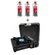 Газова плита з п'єзопідпалом Portable Gas Stove BK-167-A + 3 балонів газу