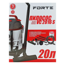 Пилосос для вологого і сухого прибирання FORTE VC2016S