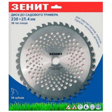 Ніж для тримера Зеніт 36 ТВС зубців 230х25.4 мм 40-236-049