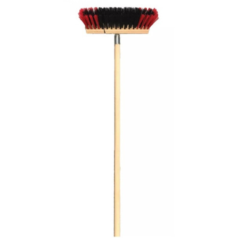 Щітка тротуарна 500мм із дерев'яною ручкою