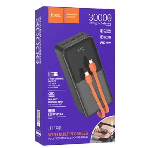Павербанк hoco J119B 30000 mAh