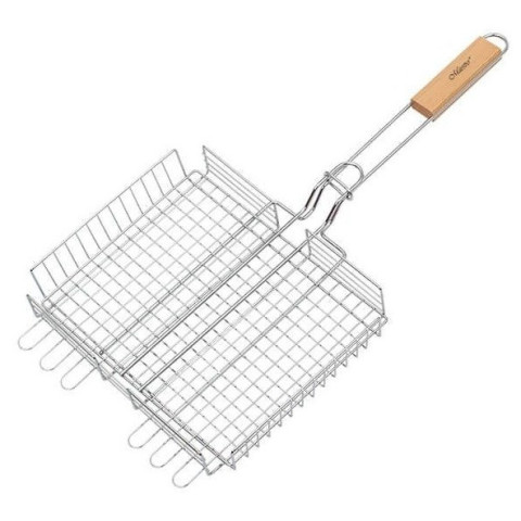 Решітка для гриля 24х30 мм блискуча