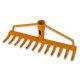 Граблі садові металеві PRO 12 зубів WoffMann professional tools w1112