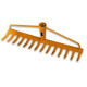 Граблі садові металеві PRO 14 зубів WoffMann professional tools w1114