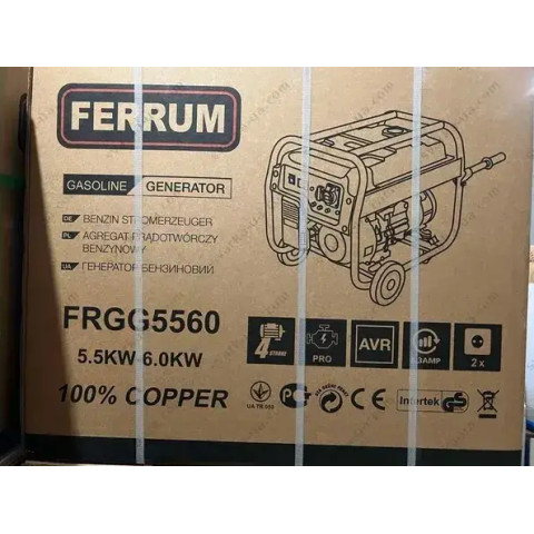 Бензиновый генератор FERRUM FRGG5560 5.5кВт-6.0кВт