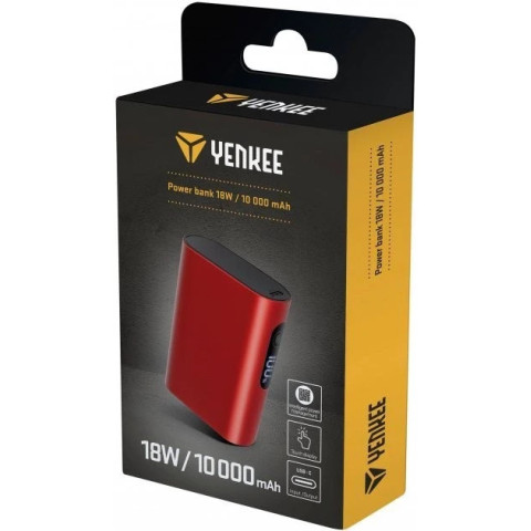 Павербанк YENKEE YPB 1180 10000 mAh PD Red