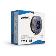 Дріт флюсовий GRADIENT E71T-GS Ø0 8 мм (1 кг) самозахисний