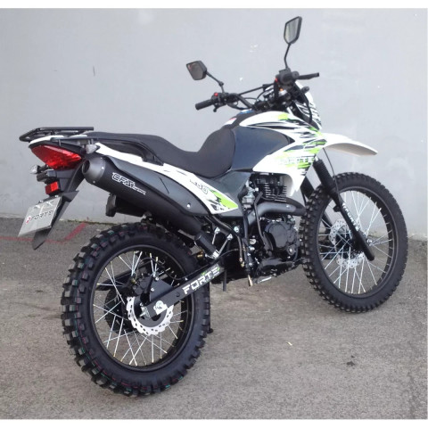Мотоцикл FORTE CROSS 250 біло-зелений