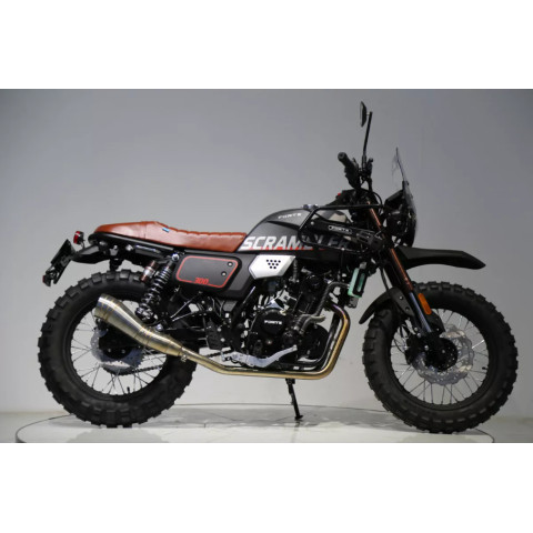 Мотоцикл Scrambler FT300-F6P Forte Чорний