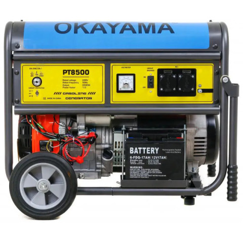 Генератор бензиновий OKAYAMA PT-8500 7.5 кВт
