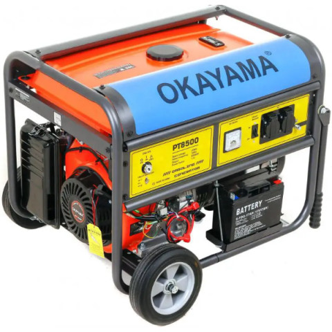 Генератор бензиновий OKAYAMA PT-8500 7.5 кВт