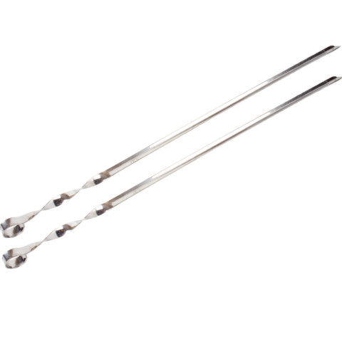 Шампур нержавіючий. кутовий 575x10x2мм 6 шт