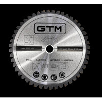 GTM Диск пильний 255*30*2,2/1,7мм z=48 сталь, алюміній, деревина, пластик