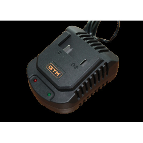 GTM Зарядний пристрій Ch18V/2,2А, 18В, 2,2А, 55Вт, до акумуляторів GTM 18V