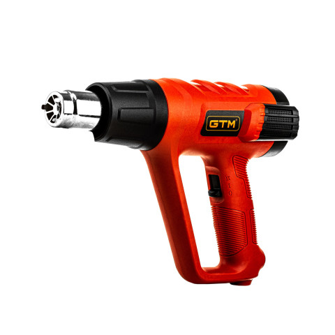 GTM Термоповітродувка HG2000EM, 2000Вт, 80-600С, 300/500л/хв, LCD-дисплей