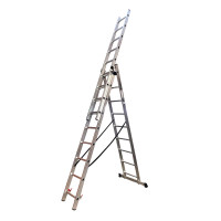 GTM Драбина 3-секц. розкл. 3*14сх. 3,8-9,74м