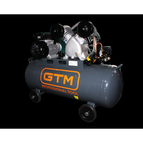 GTM Компресор рес-100л 440/320л/хв 2,2кВт 10бар 220В 2 циліндри V-под.