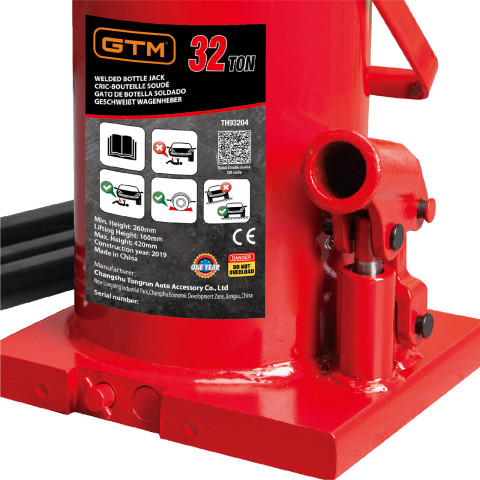 GTM Домкрат гідравл. бутил. 32т (260-420мм)
