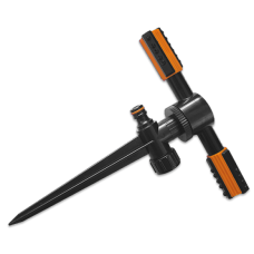 Зрошувач 2 ріжковий DUO, обертовий на кілку, BLACK LINE, ECO-TS1010