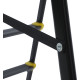 Драбина сталева 4 сходинки посилена 150 кг SLIM (DRSL-04)