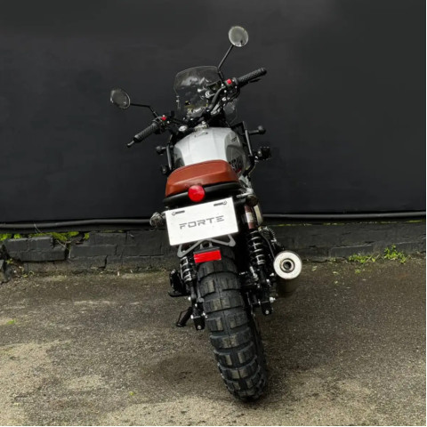 Мотоцикл Scrambler FT300-F6P Forte cірий