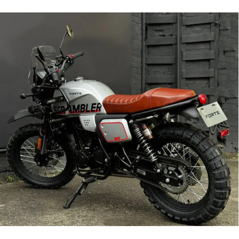 Мотоцикл Scrambler FT300-F6P Forte cірий