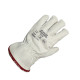 Рукавиця утеплена шкіряна біла M-GLOVE розмір 10