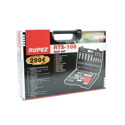 Набір ручного інструмента Rupez RTS-108 (108 предметів)
