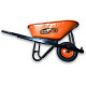 Тачка 1-о колісна d400 мм 120 л 240 кг оцин (буд. проф) ПНЕВМОК 6.50-8 ORANGE/BLACK STRONG ТМ