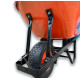 Тачка 1-о колісна d400 мм 120 л 240 кг оцин (буд. проф) ПНЕВМОК 6.50-8 ORANGE/BLACK STRONG ТМ