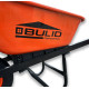 Тачка 1-о колісна d400 мм 120 л 240 кг оцин (буд. проф) ПНЕВМОК 6.50-8 ORANGE/BLACK STRONG ТМ