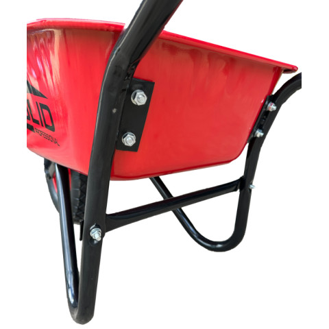 Тачка 1-о колесна d400мм 100л 180кг оцин (буд. проф.) ПНЕВМО КОЛЕСО 4.00-8A RED/BLACK ТМ 