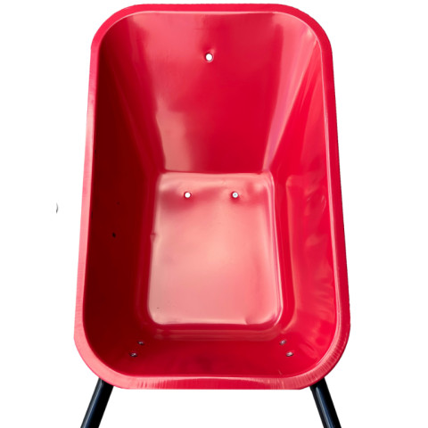 Тачка 1-о колесна d400мм 100л 180кг оцин (буд. проф.) ПНЕВМО КОЛЕСО 4.00-8A RED/BLACK ТМ 