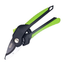 Секатор садовий Werk з шестерним приводом і ковадлом 81023, 215 мм