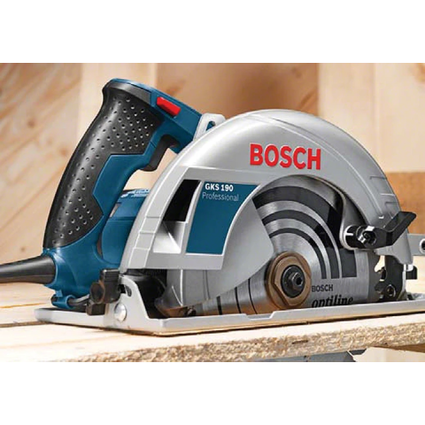 Циркулярна пила Bosch Professional GKS 190 1.4 квт 190/30 мм діаметр диска 70 мм глибина різу +диск OptilineWood 0601623000 (31651