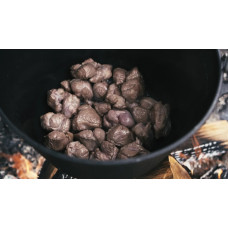 Казан чавунний туристичний з кришкою 6 л