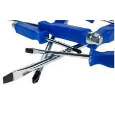 Набір викруток ударних Black під ключ 6 шт CrV