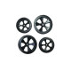 Колеса для газонокосарки 4 шт Agrimotor FM3310, FM3310R, FM3813, KK3813 без захисних ковпаків