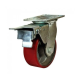 Колесо SA 125 поворотне з гальмом чавун/поліуретан 125 мм