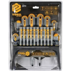 Набір викруток 18 шт SL,PH, torx, cr-V 18 шт Vorel 60781
